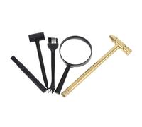 BESPORTBLE Archaeological Excavation Tools for Comprehensive Digging Kit with Hammer Brush and Magnifier Safe Interactive Learning for Young Archaeologists Portable Geology Rock Breaking