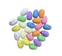 BESPORTBLE Artificial Easter Quail Eggs Colorful Fake Bird Eggs for Learning Easter Party Decorations Safe Non Breakable Craft Supplies Random Color