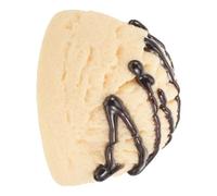 BESPORTBLE Artificial Ice Cream Scoop Model PVC Realistic Simulation Fake Ice Cream Ball Prop for Party Decoration and Showcase Display, Small Vanilla Frosted