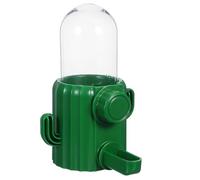 BESPORTBLE Automatic Cactus Bird Water Dispenser Plastic Hanging No Spill Parakeet Cockatiel Feeder with Refillable Smart System for Conure Finch Cage Use