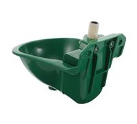 BESPORTBLE Automatic Livestock Waterer with Float Valve Large Capacity Plastic Drinking Bowl for Sheep Goats Cattle Pigs Dogs and Calves Easy-clean Water Trough with Drainage for All-day