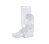 BESPORTBLE Automatic Pet Water Feeder Hanging Cage Waterer for Dogs Cats Pigeons White Smooth Surface Safe Environmental-friendly Drinking Tool for Home and Pet Shops