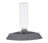 BESPORTBLE Automatic Reptile Water Fountain and Food Feeder Small Grey Tortoise Water Dish Silent Operation Corner Bowl for Lizard Turtle Tank Accessories Easy to Clean