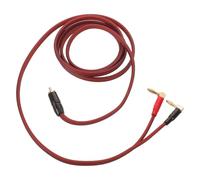 BESPORTBLE Av-601 Single Audio Extension Cable, 2m Red Angled Plug