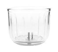 BESPORTBLE Baby Food Maker Glass Bowl: 0.3l Food Processor Part Freezer-Safe Container Easy-Clean Kitchen Accessory Heat-Resistant Mixing Glassware with Pad & Axle
