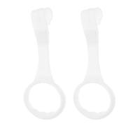 BESPORTBLE Baby Pull up Rings Suitable for Children Pull up Training 2pcs for Playpen and Crib Lightweight Portable Pp Infant Hanging Rings for Nursery and Travel Use