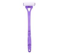 BESPORTBLE Back Lotion Applicator with Long Handle and Folding Design, Purple Plastic and Sponge Material for Messfree Coverage and Smooth Application, for Seniors Daily Moisturising