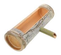 BESPORTBLE Bamboo Spout Water Feature Garden Fountain Japanese Style Tube for Small Pond Zen Waterfall Decor Indoor Outdoor