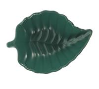 BESPORTBLE Banana Leaf Ceramic Serving Plate for Everyday Use, Multi-Function Green Dessert Plate Made of Sturdy Ceramic with Stylish and Creative Design