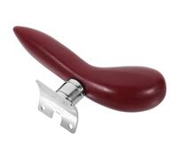 BESPORTBLE Bassoon Finger Rest with Detachable Silver-Plated Base, Red Bassoon Thumb Pad Comfortable Holder Saddle Rest for Wind Instrument Players