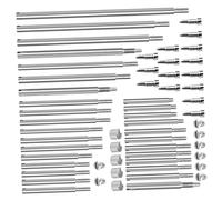 BESPORTBLE Bassoon Repair Accessory Kit for Wind Instruments, Silver Metal Multipurpose Parts Including Screws and Threaded Rods, Easy to Install for Bassoon Parts Replacement