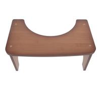 BESPORTBLE Bathroom Toilet Stool Footrest for Adults Small Wood Step Stool Bamboo Material Squat Position Bathroom Use