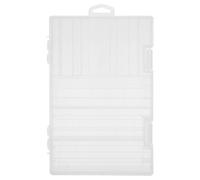 BESPORTBLE Battery Organizer Storage Box: White Plastic AA and AAA Case - Compact Holder & Protective Container for Easy Battery Sorting Accessibility