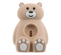 BESPORTBLE Bear Silicone Watch Stand Dock for Smartwatch Vertical Charging Holder, Versatile Use for Home and Bedroom Nightstand