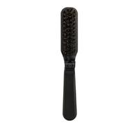BESPORTBLE Beard Brush for Removing Beard Fragments Black Portable Cleaning Brush Abs and Bristles and Combing Oily Hair for Men Barber Shop