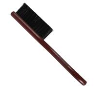 BESPORTBLE Beard Grooming Brush for Men Portable Wooden Beard Brush with Soft Nylon Bristles Scalp Massaging Function Small Travel Size Vintage Style and Styling