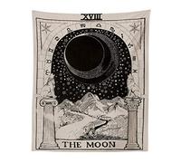 BESPORTBLE Beautiful Room Decor Wall Tapestry Boho Style Astrology Sun Moon Art Wall Hanging Celestial Decor