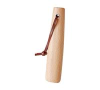 BESPORTBLE Beech Wood Shoehorn for Home Use Smooth Rounded Edges for Easy Shoe Wearing Mini Lazy Shoe Helper to Reduce Bending and Back Convenient Hanging Storage