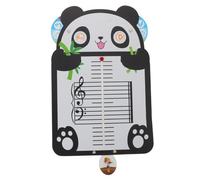 BESPORTBLE Beginner Music Notation Card with Cute Panda Design Five-line Staff Musical Note Board for Piano Practice Rhythm Training and Music Theory Learning at Home and School