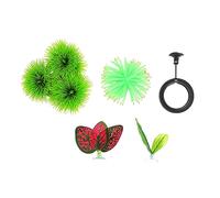 BESPORTBLE Betta Fish Decorations Simulation Aquatic Plants Fish Spawning Leaves Boys and Girls Tank Ornaments for Betta