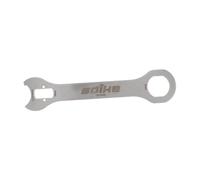 BESPORTBLE Bicycle Bottom Bracket Cup Tool with Hole Design for Stable Grip Durable Locknut Wrench for Easy Crank Removal and Installation Spanner Wrench for Reverse Cups for DIY Cyclists and