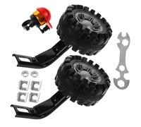 BESPORTBLE Bike Training Wheels Balance Stabilizer with Black Rack for Boys and High-strength Auxiliary Wheels for Safe Cycling Practice