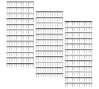 BESPORTBLE Binder Strips and Presentations Office for 100pcs Black Plastic 12-Tooth 1-inch Spines, Quick Assembly Efficient Bulk Document Management Binding Machines