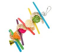 BESPORTBLE Bird Chew Hanging Toy for Parrots Chewing and Foraging Toy for Bird Cages Fun and Practical Parrot Cage Accessory for Playtime and Biting Prevention