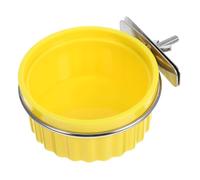 BESPORTBLE Bird Feeding Bowl for Cage Parrot Feeder Bowl ABS Nonporous Surface Easy to Clean Secure Mounting Multi-Species Compatibility