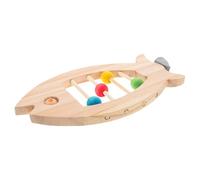 BESPORTBLE Bird Perch Platform: Natural Wood Stand for Parrots Interactive Play Toy for Conures Finches Cockatiels Macaws Finches Love Birds Accessories