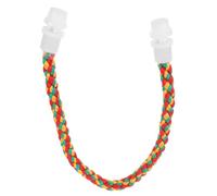 BESPORTBLE Bird Rope Perch for Parrots Cotton Climbing Toy Easy to Install Decorative Birdcage Swing for Budgies Cockatiels and Conures Fun Chewing and Perching