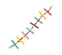 BESPORTBLE Bird Toys for Caged Birds Wooden Bird Ladder Parakeet Stand Perch Toy Bird Cage Ladder Safe Plaything