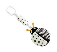 BESPORTBLE Black and White Animal Wind Chime Stroller Pendant Boy Girl Visual Stimulation Early Education Interactive for Newborns and Toddlers Pram Hanging Plaything