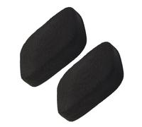 BESPORTBLE Black Bamboo Charcoal Skin Care Sponge 2pcs Set with Storage Box and PVA Material for Face Washing, Removes Dirt and Dead Skin Cells
