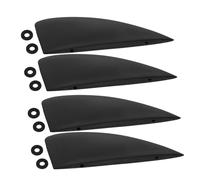 BESPORTBLE Black Reinforced Plastic Surfboard Fin Replacement Detachable Center Water Divider for Stand Up Paddleboard Kayak Stabilizer and Sup Accessories Wear-resistant Part for Enhanced