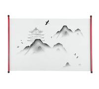 BESPORTBLE Blank Water Writing Canvas Scroll Reusable Calligraphy Art Paper for Drawing and Writing Practice Portable Hanging Scroll for Artists Easy to Clean and Maintain