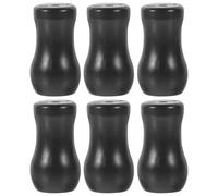 BESPORTBLE Blind Pull Cord Knobs Window Black 6Pcs Pvc Easy Install End Drops for Vertical Blinds, Home & Office Use Curtain Pendant Accessories Installation