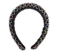 BESPORTBLE Bling Sparkly Headband: Girls Colorful Beaded Hairband - Women Trendy Hair Jewelry Accessory - Glitter Jeweled Rhinestones Hairband