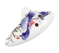 BESPORTBLE Blue and White Ocarina Six Ocarina Instrument for Practice Alto C Portable for Boys and Girls and Beginners Use in Music Class Outdoor Activities