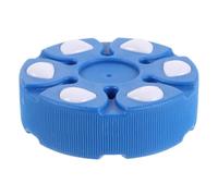 BESPORTBLE Blue Roller Hockey Training Puck with Wheel Design and Rollers for Indoor Practice, Made of Sturdy Pp Material Providing Real Game Simulation and Enhanced Durability for Athletes