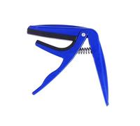 BESPORTBLE Blue Zinc Alloy Ukulele Capo Single-handed Clip-on Tuner for Acoustic Guitar and Ukulele Accessories Suitable for Musicians and Performers