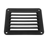 BESPORTBLE Boat Vent Cover, Nylon Rectangular 5.5x4.8 Inch Black | Quick Installation with Screws, Enhanced Air Circulation, Corrosion Resistant Finish for Ship and Boat Cabin Walls