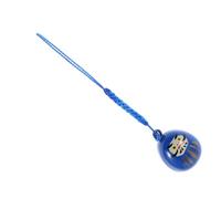 BESPORTBLE Bodhidharma Water Piano Bell Hanging Bells for Decoration Phone Charms Strap DIY Jewelry Making Supplies Mobile Phone Pendant Japanese Bag Charms Blue