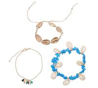 BESPORTBLE Bohemia Style Ankle Chain Unique Anklet Jewelry for Women Foot Hanging Pendant Durable Attractive Beach Jewelry for Friends Family