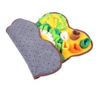 BESPORTBLE Bone-shaped Sniffing Pad Licking for Dogs Slow Feeding Mat Washable Dog Foraging Mat Interactive Pet Accessory