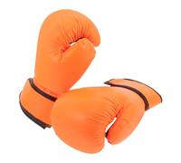 BESPORTBLE Boxing Gloves Orange Foam Padding Secure Fit Martial Arts Sparring Gloves for Kickboxing Taekwondo Karate Training Mitts for Boys