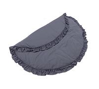BESPORTBLE Boy Girl Play Mat Super Soft Padded Crawling Blanket for Toddlers Safe Multi-Functional Activity Mat for Playing and Lying for Playroom Nursery Charcoal Grey Color