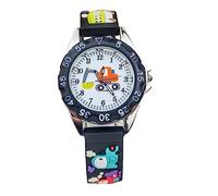 BESPORTBLE Boys and Girls Cartoon Quartz Watch Cute Silicone Digging Machine Design Adjustable Waterproof Wrist Watch for Boys and Girls for Outdoor Activities and Gifts