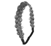 BESPORTBLE Braided Hair Bands Synthetic High-Temperature Fiber Adjustable Fishbone Braid Headband Fashion Hair Accessory for Women Daily Use Comfortable and Natural Style