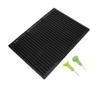 BESPORTBLE Braille Writing Board Rows with Integrated Stylus Durable Learning Tool for Blind and Visually Impaired Users Portable Braille Fingerboard